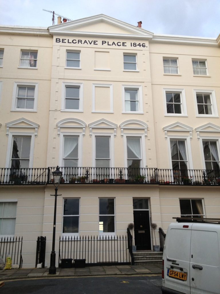 Belgrave Place, Brighton - Redecorated front of property