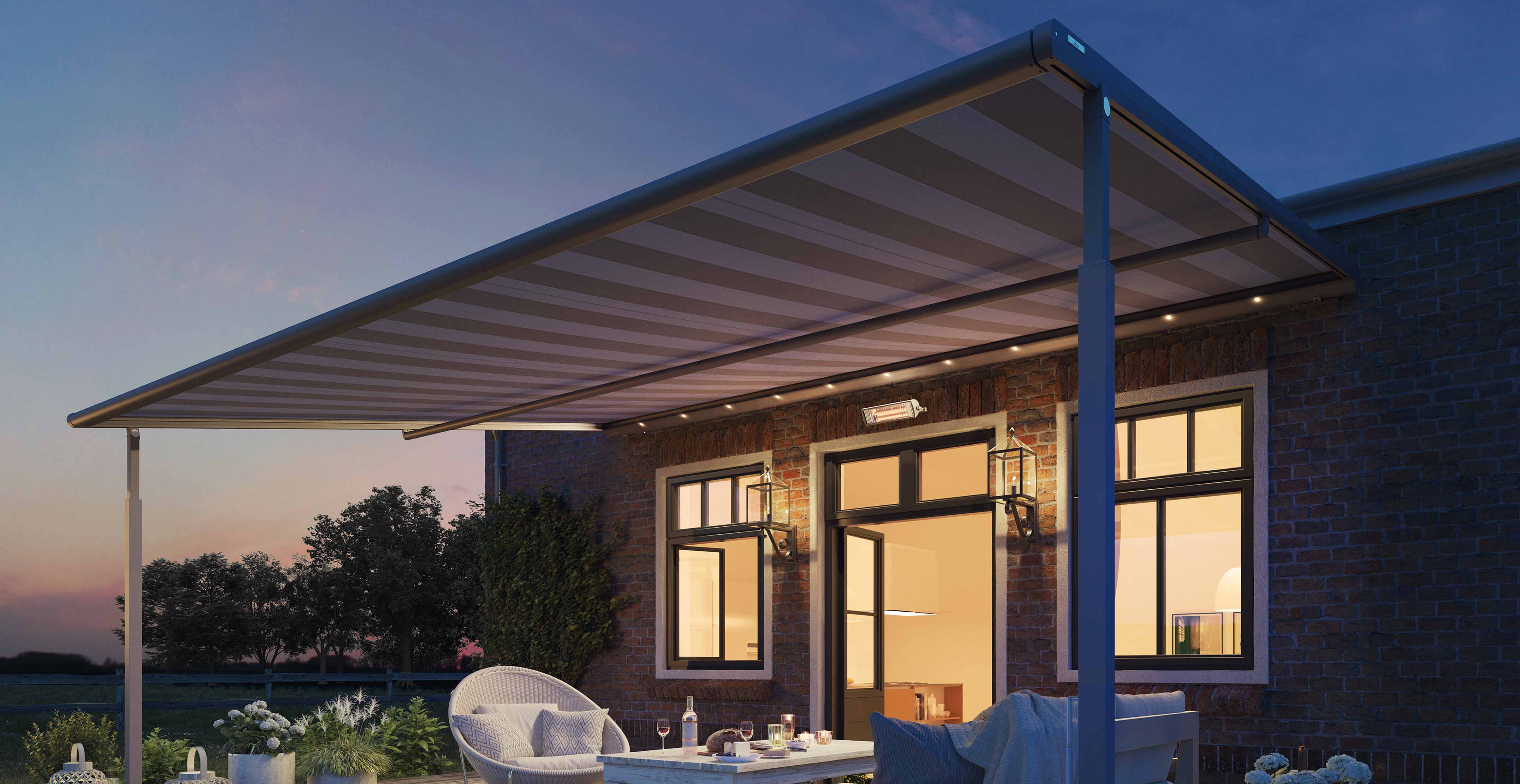 The Plaza Viva Rain Awning with Valance plus gives you more options