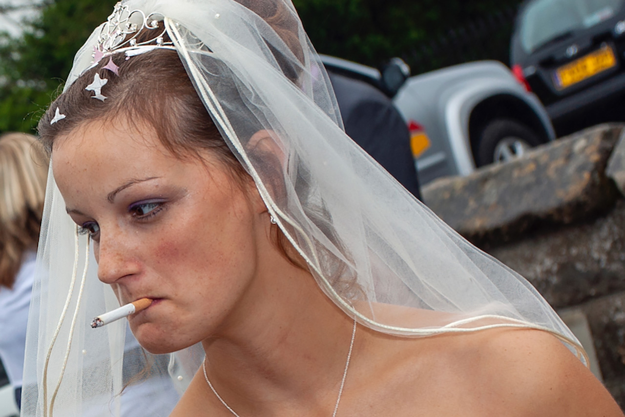 Bride and Cigarette