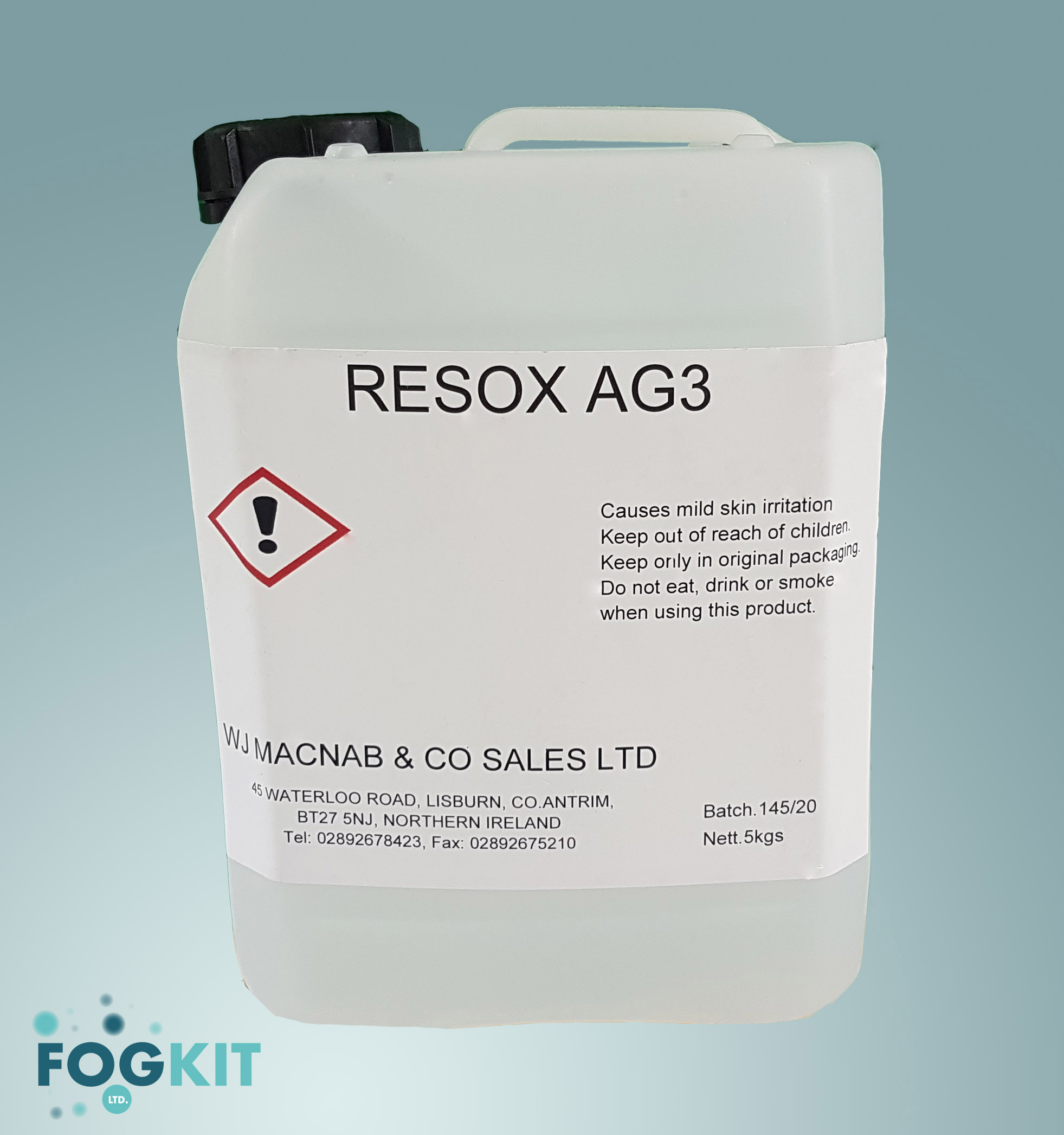 Bulk Buy 4x 5 litre (20 litre) RESOX AG3 3% Food Grade Hydrogen Peroxide