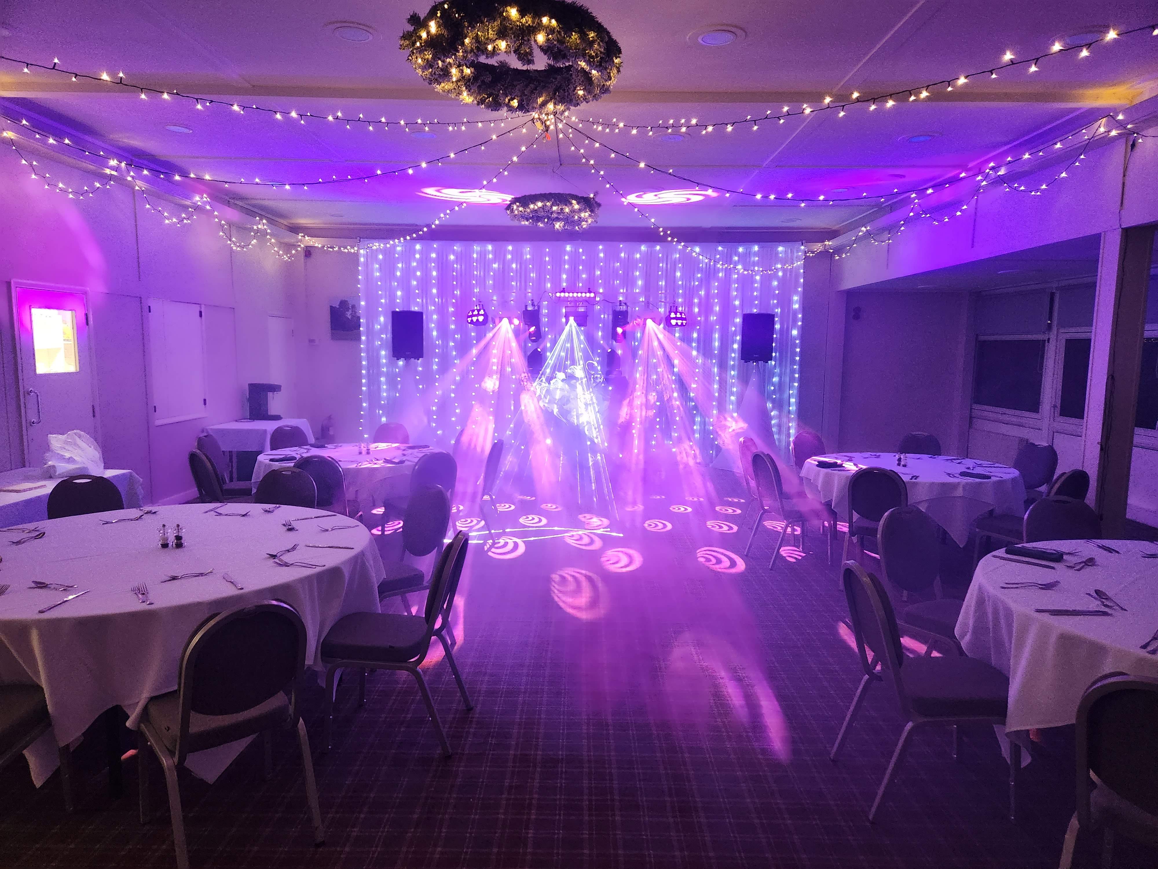 Setup Ready for a great christmas party for a local school end of 2022