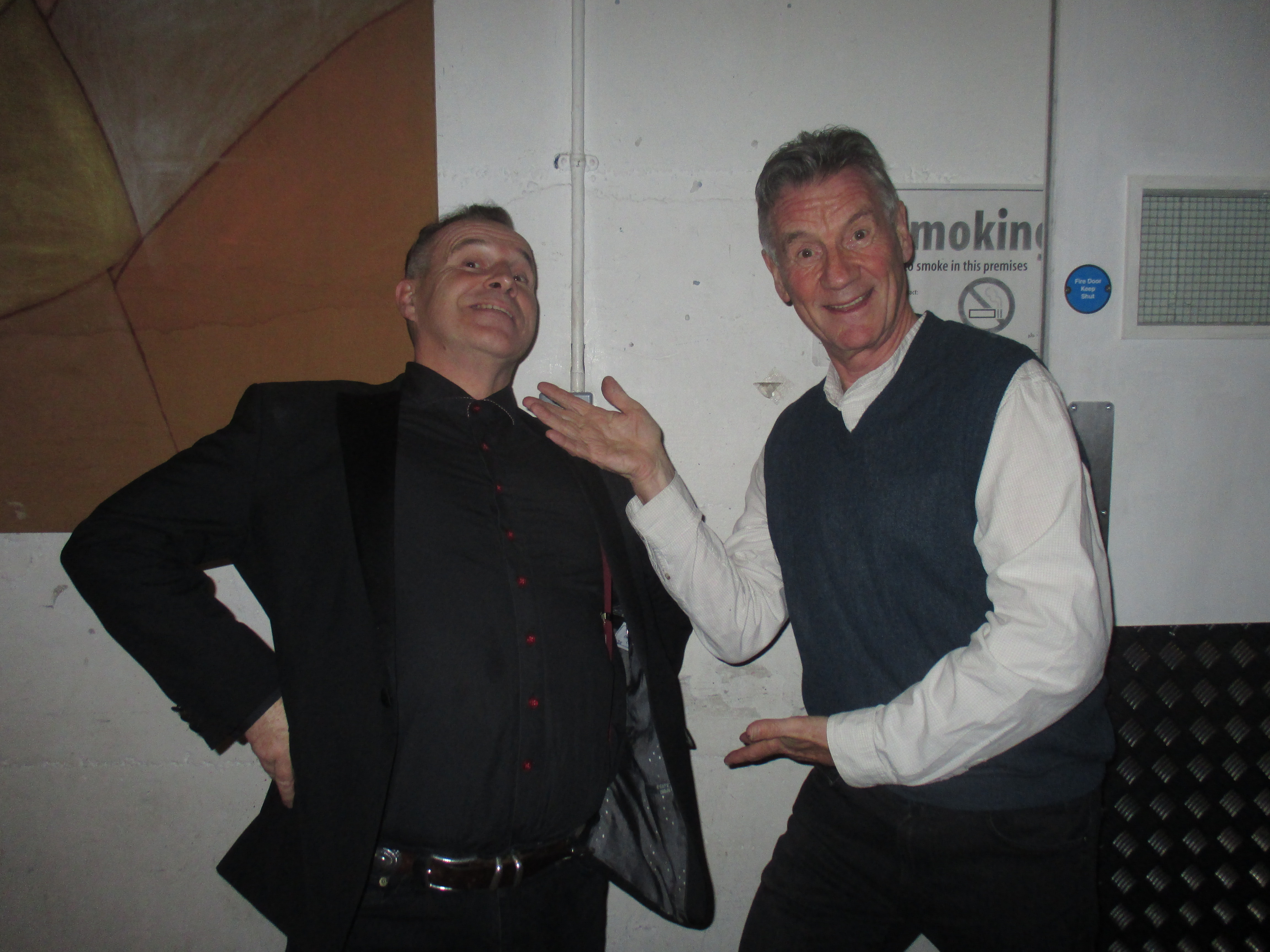 George Patterson Swing King with Michael Palin from Monty Python.