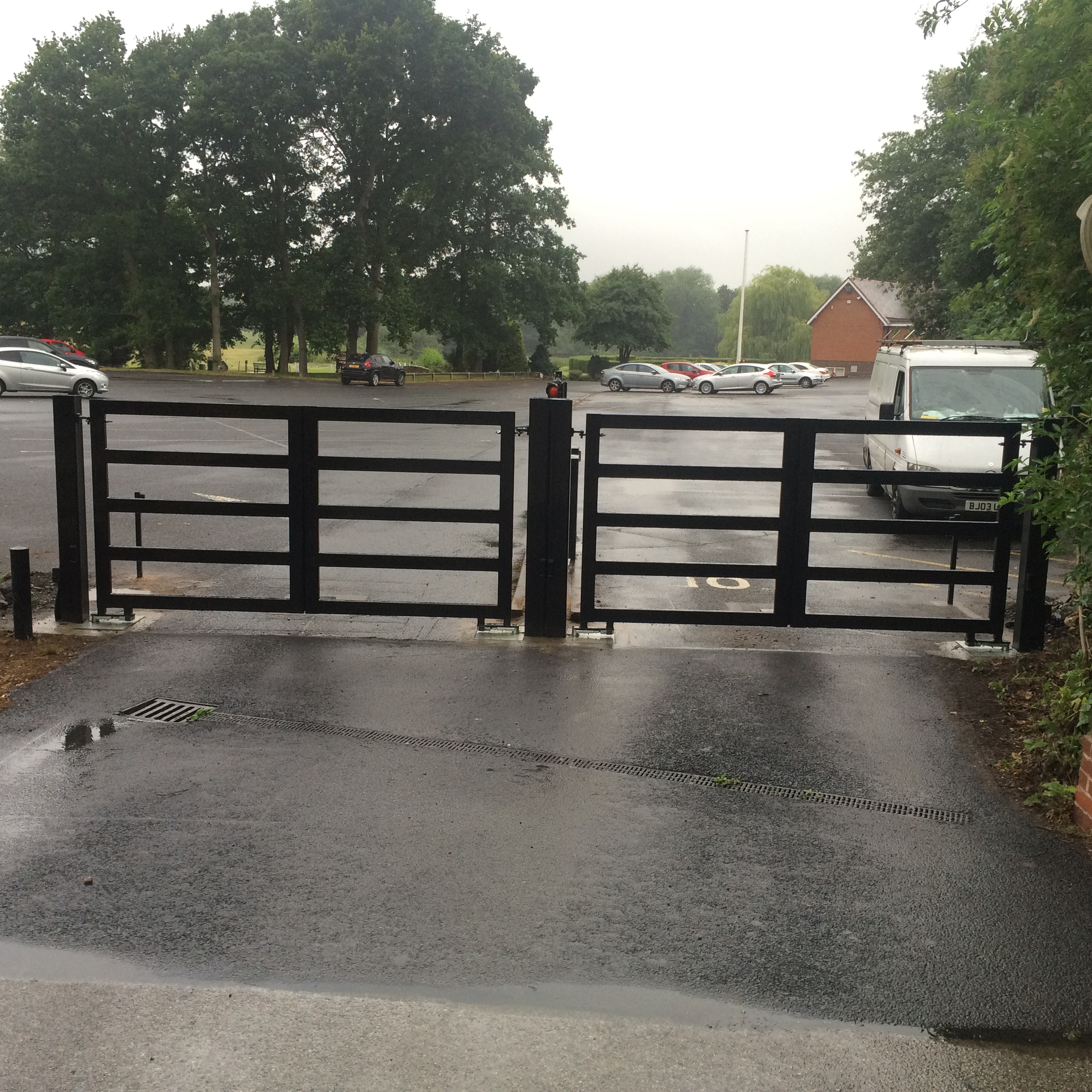 Steel or Wooden clad Steel Gates on Electric Gate Automation Made to Order