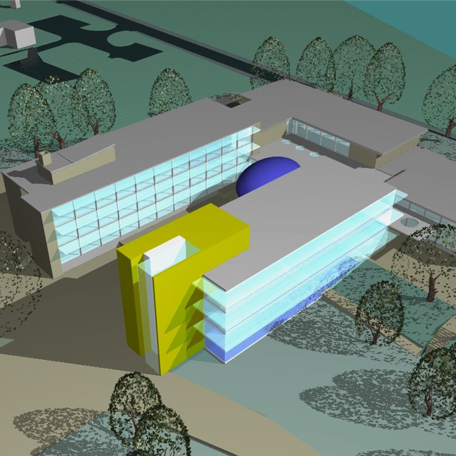 CAD concept model for school in Liverpool