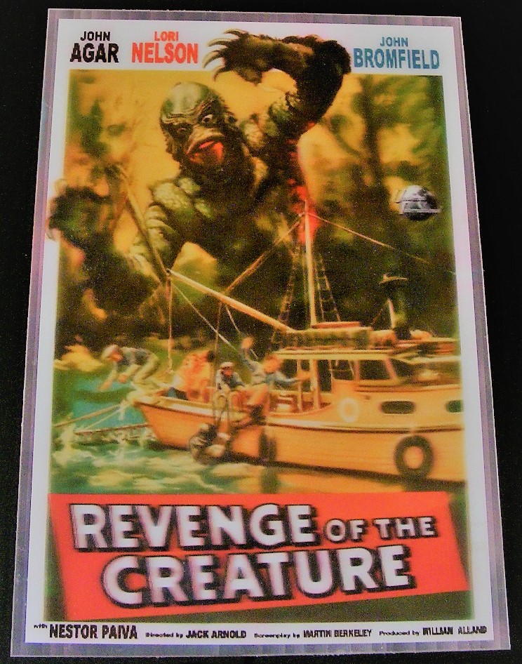 Revenge of the creature 3D plastic mini poster