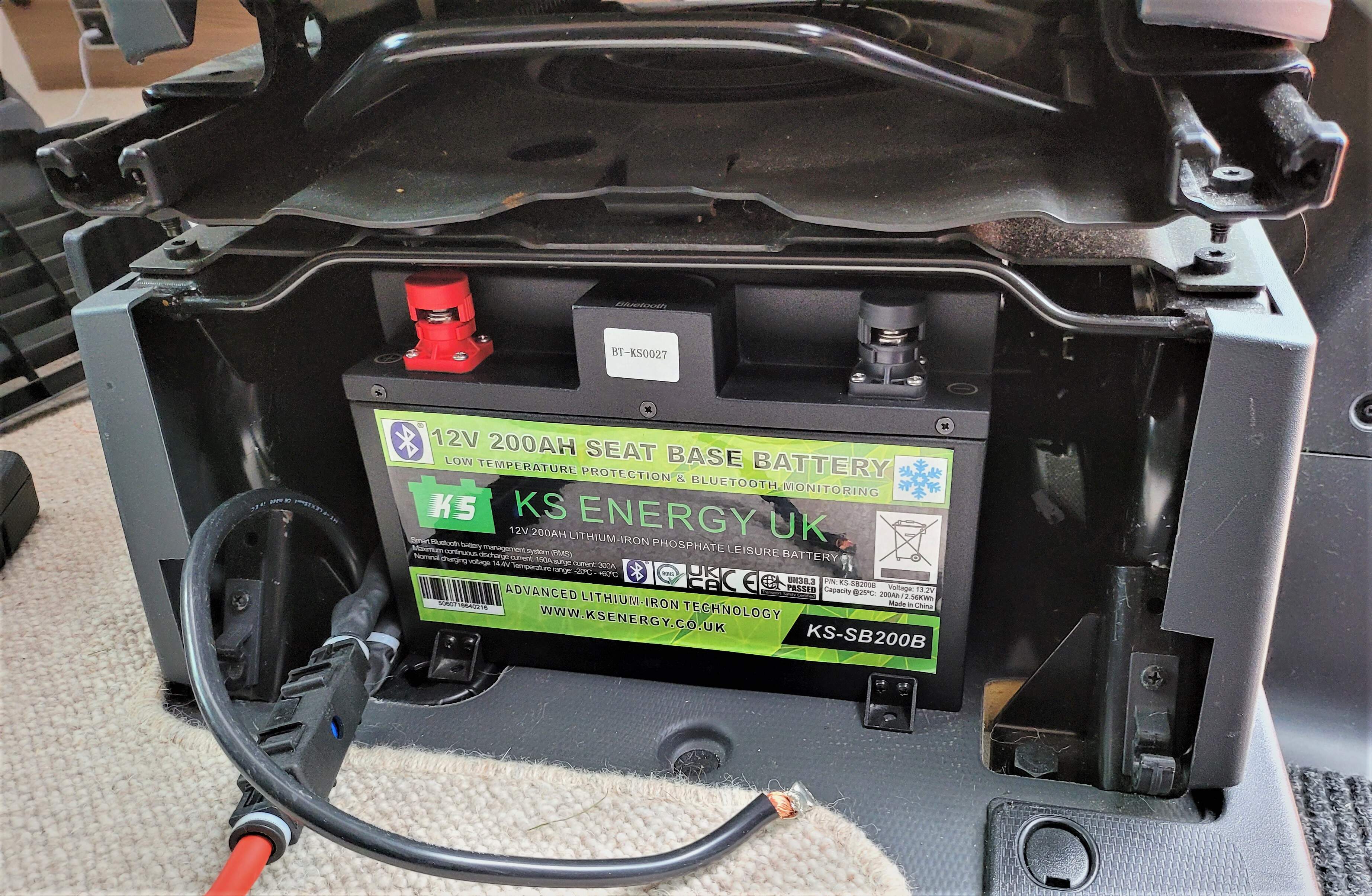 200AH Lithium seat base battery for the worlds most popular van chassis