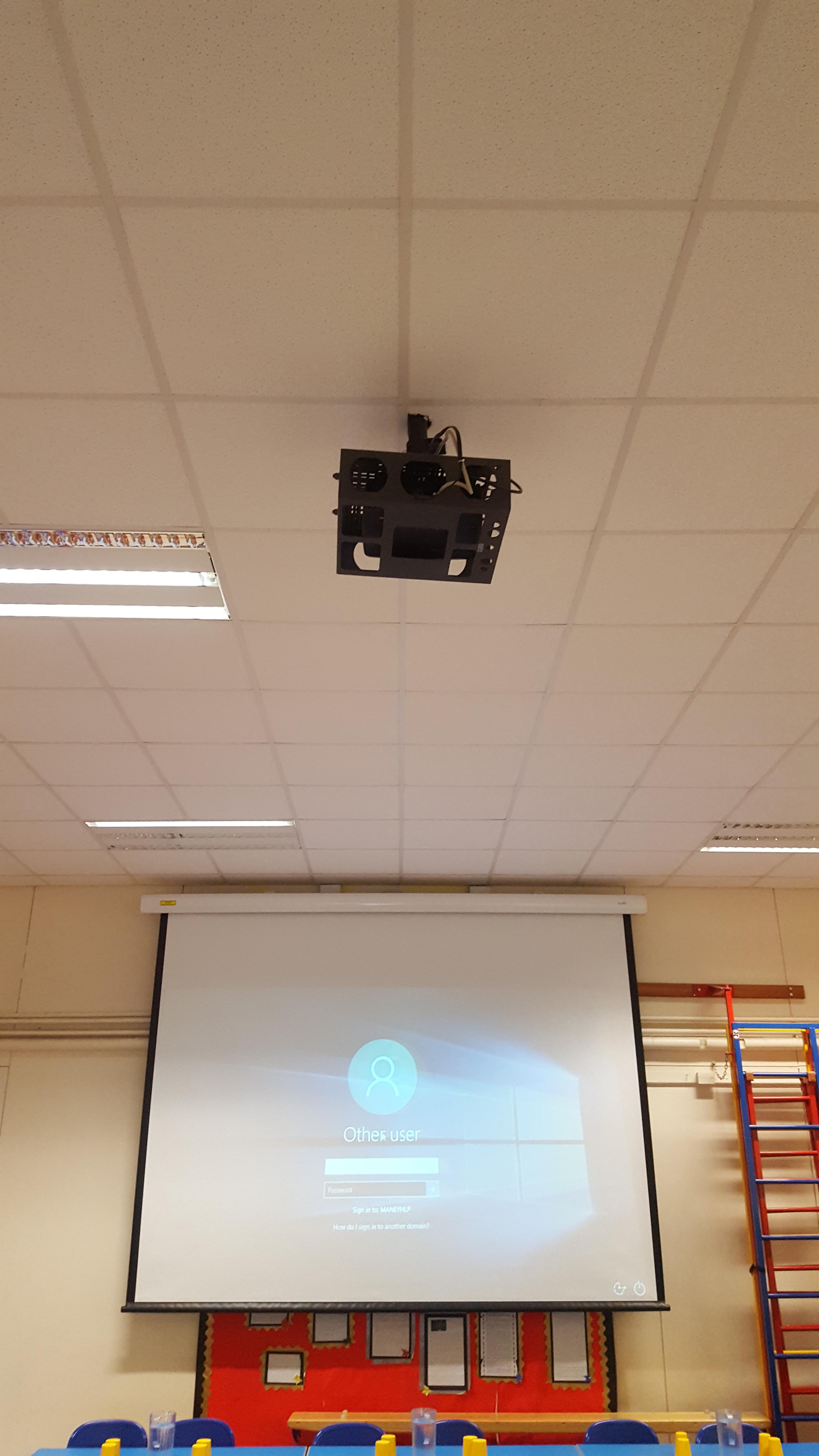 Replacement of Old ceiling Projectors