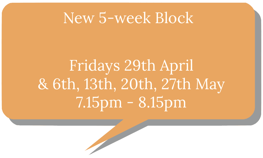 Teen Workshops. New 6-week Block. Mind Full or Mindful. Fridays 12th, 19th, 26th November and 3rd, 10th, 17th December. 7.15pm to 8.15pm.