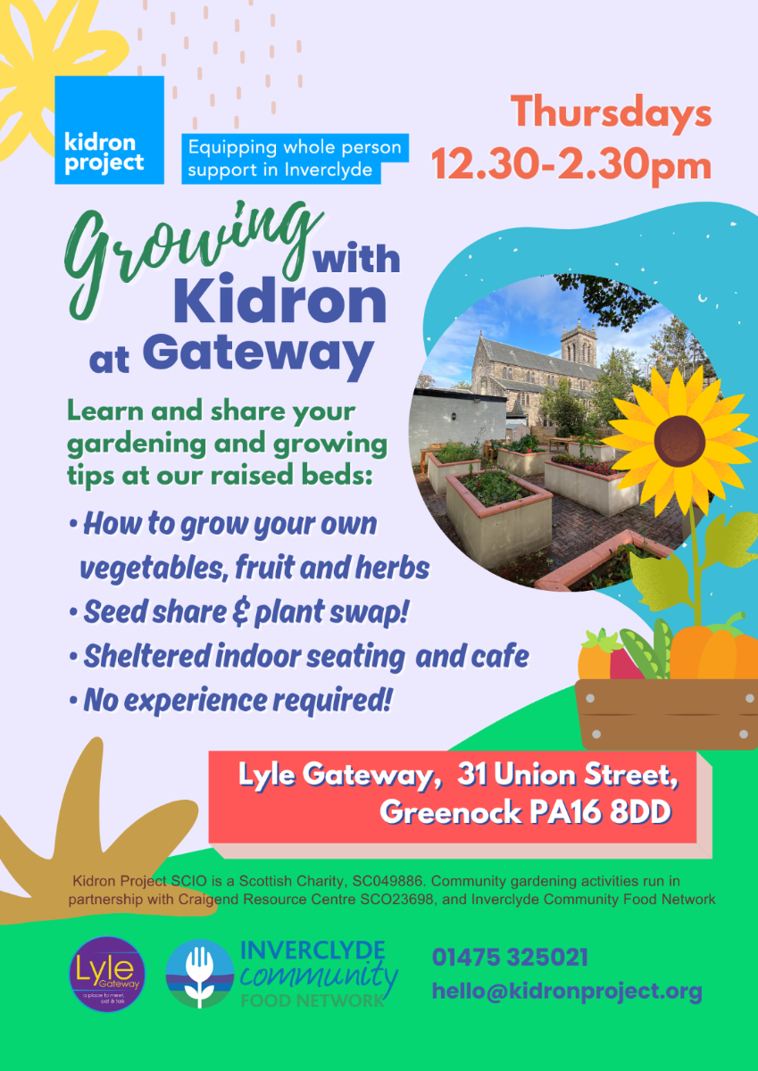 Lyle Gateway gardening group flyer