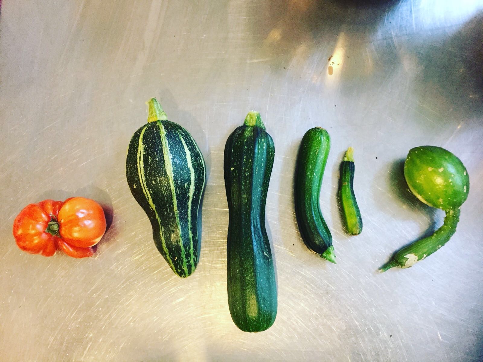 Beautifully shaped Vegetables