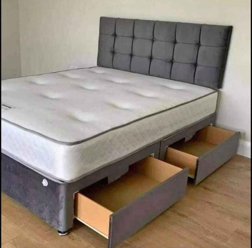 DIVAN Beds + Optional 10" Orthopaedic mattress