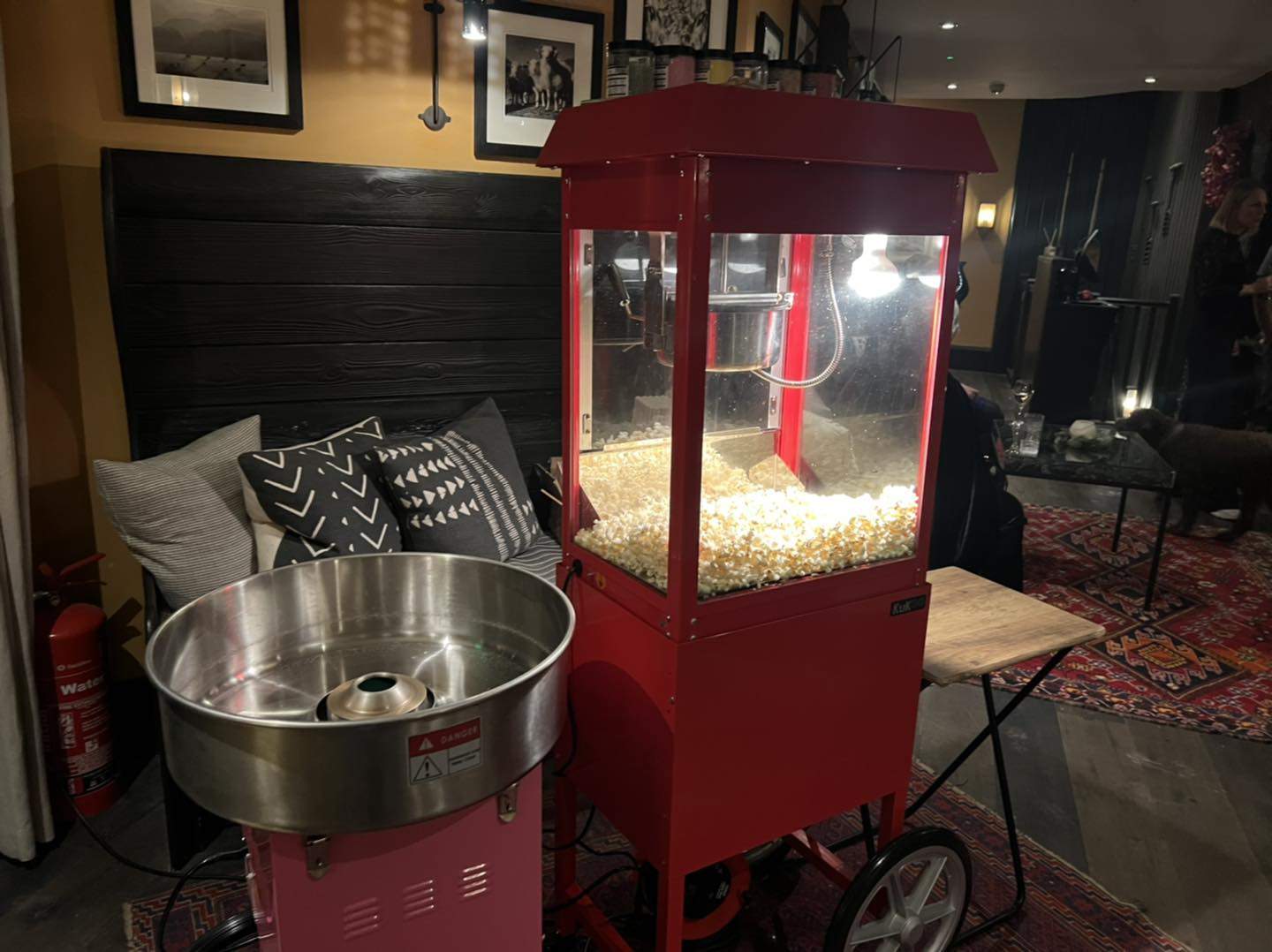 popcoen and candy floss hire