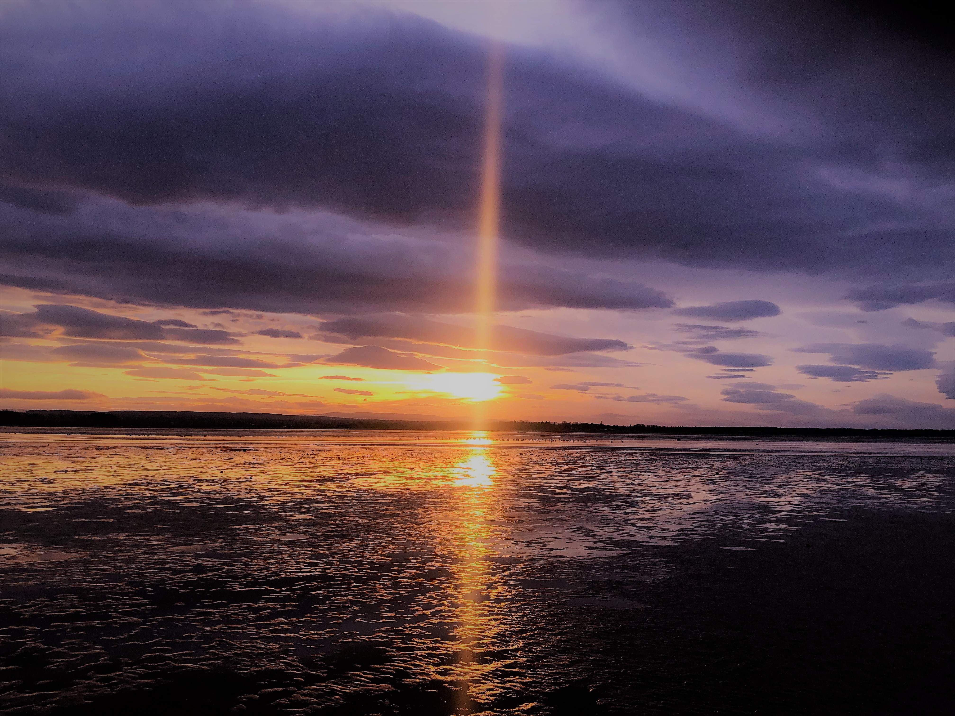 Another glorious sunset over Findhorn Bay