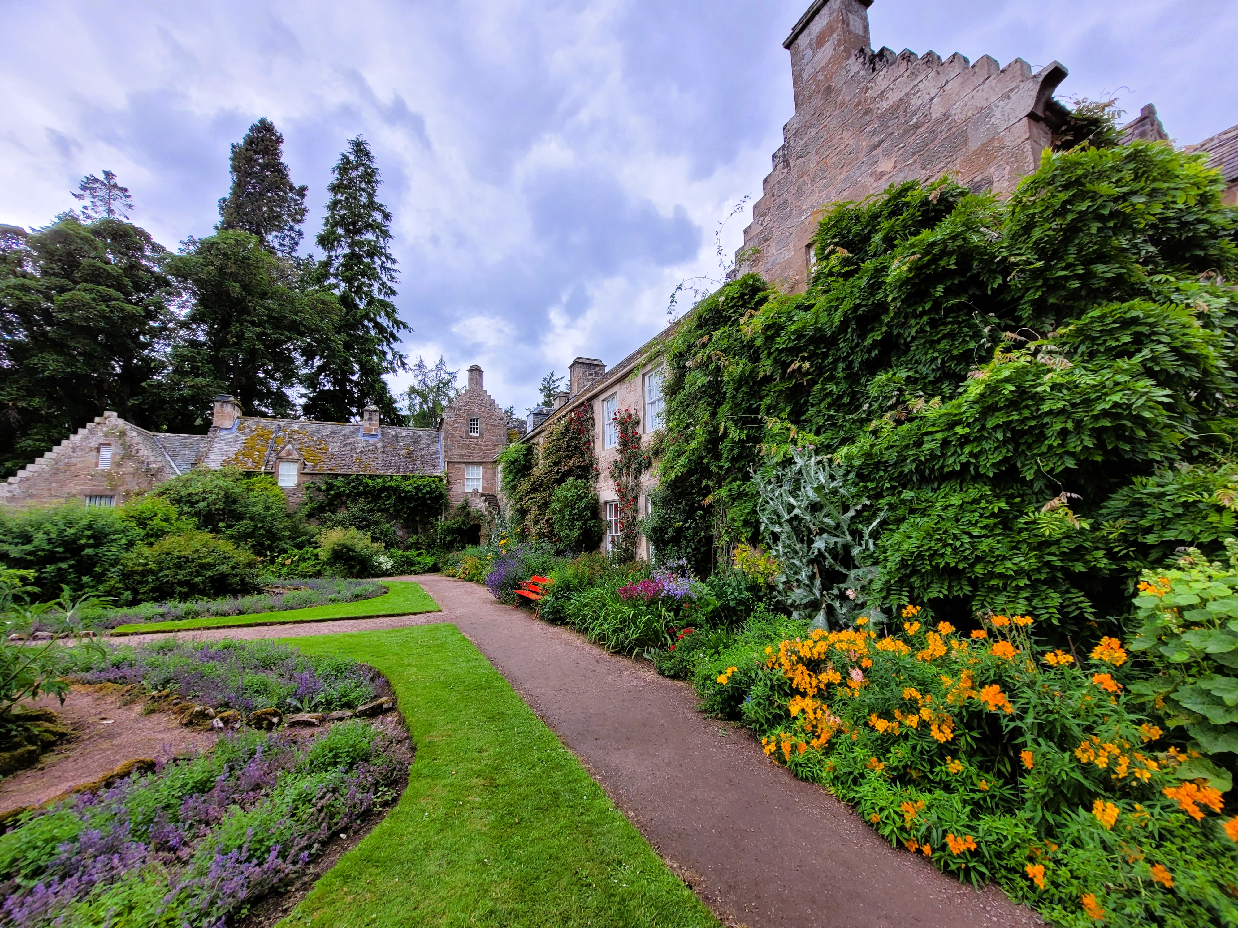 The stunning gardens of Cawdor Castle only a 30 minute drive away