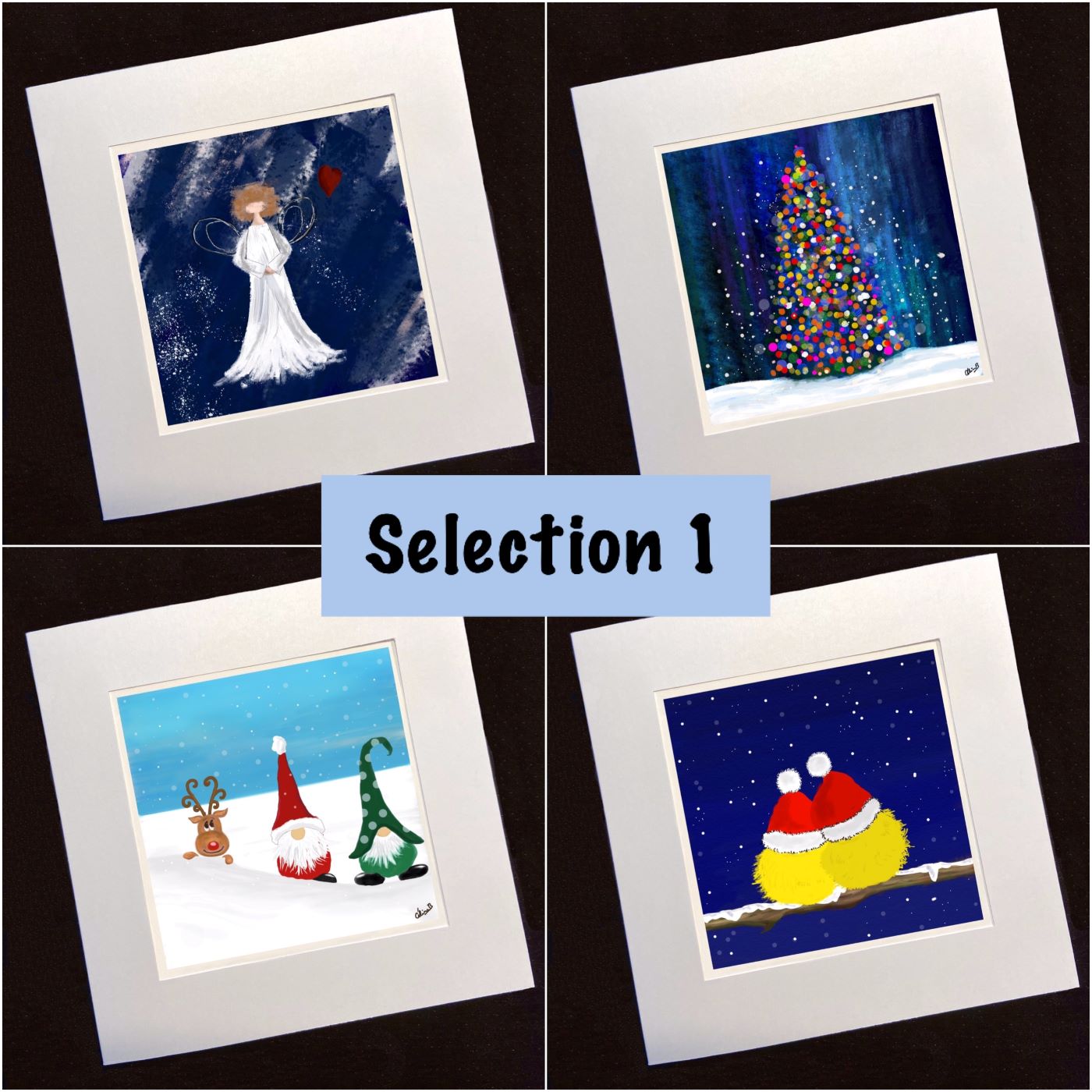 Card selection packs CHRISTMAS: 4 cards for £10 - Free P&P 8 cards +