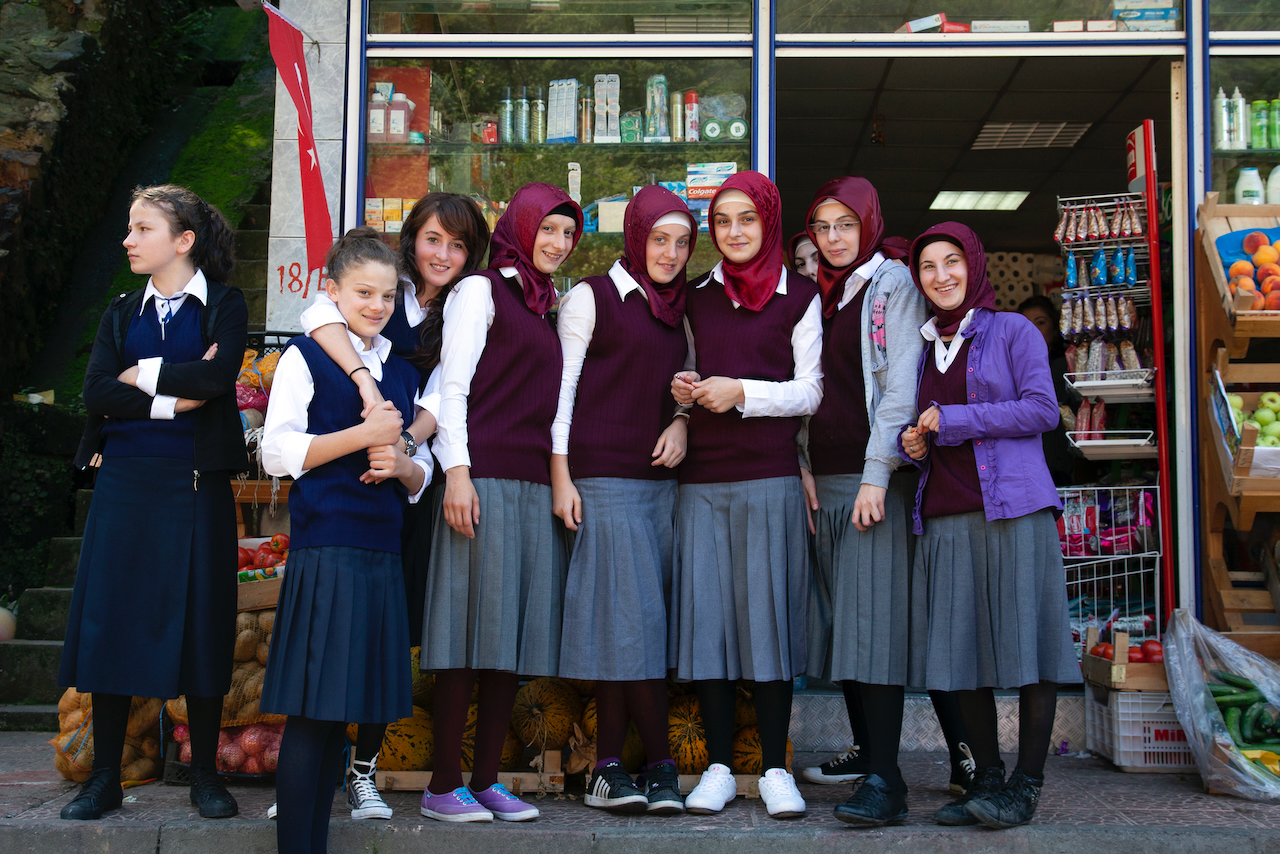 Young Muslim Turkish Girls