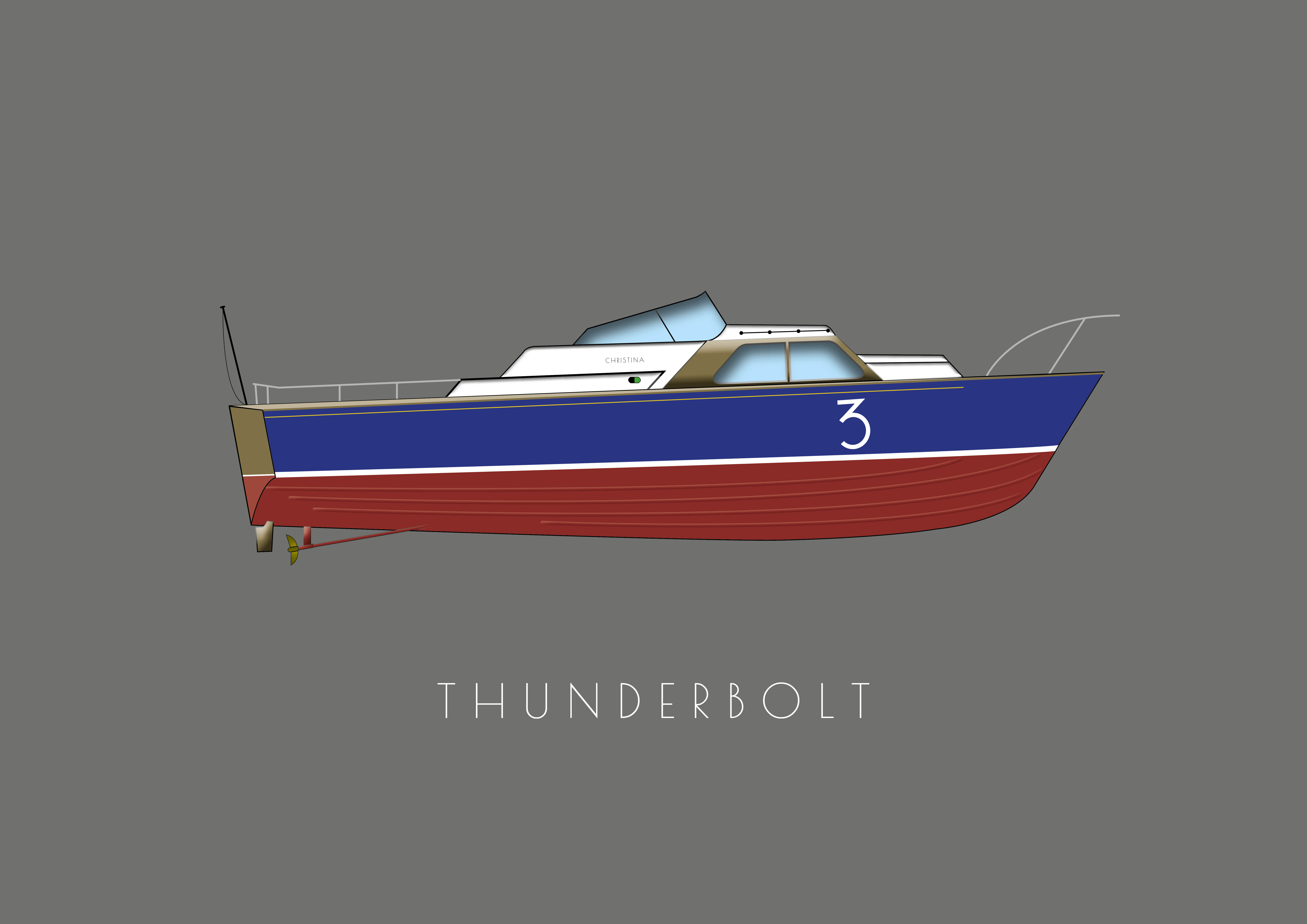 Thunderbolt - A4 Giclee Print