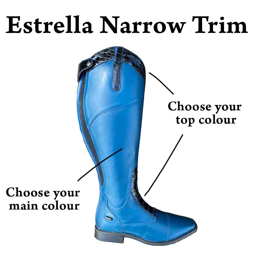 CUSTOM COLOUR Estrella Field Boot Thin Trim