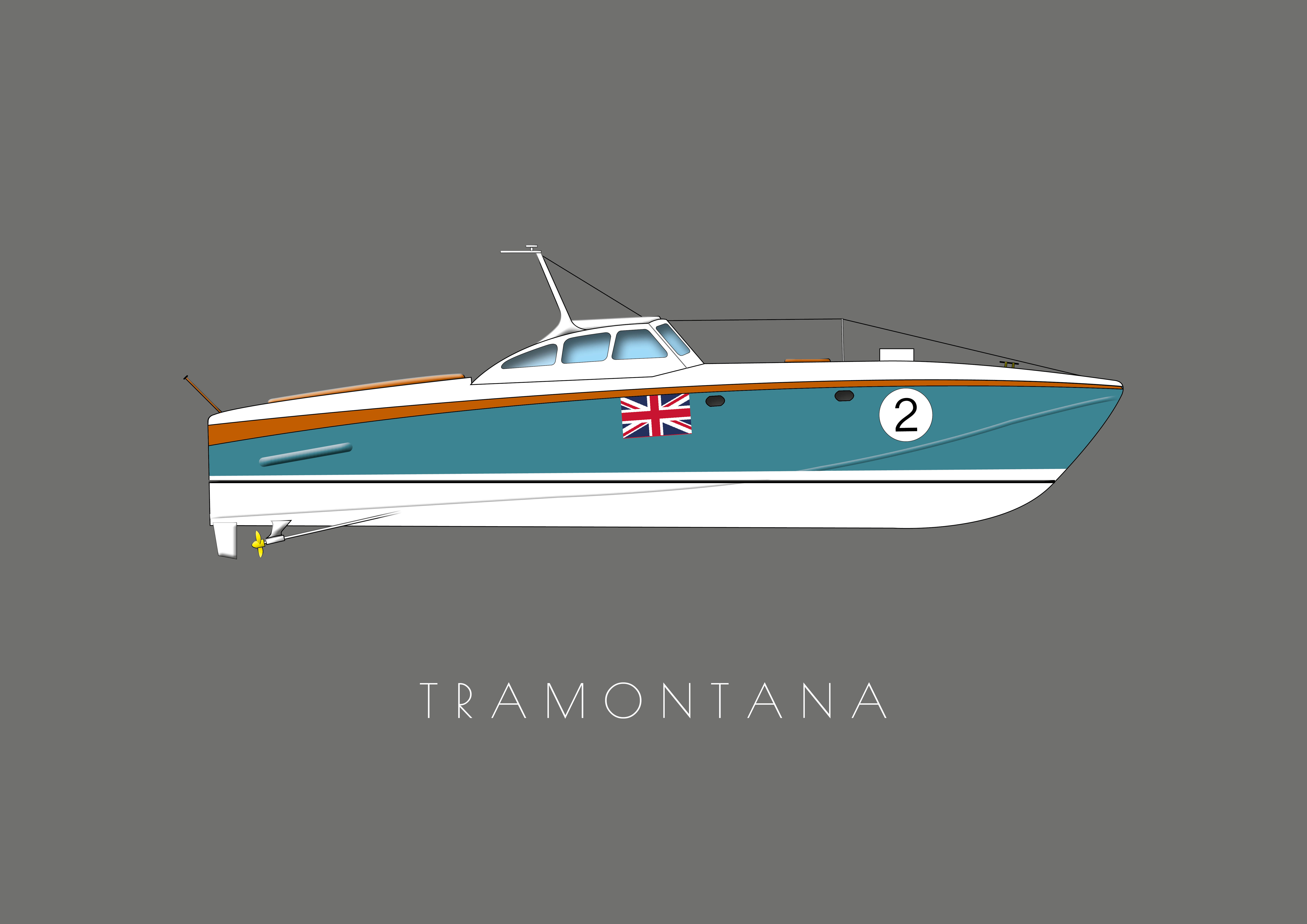 Tramontana - A4 Giclee Print