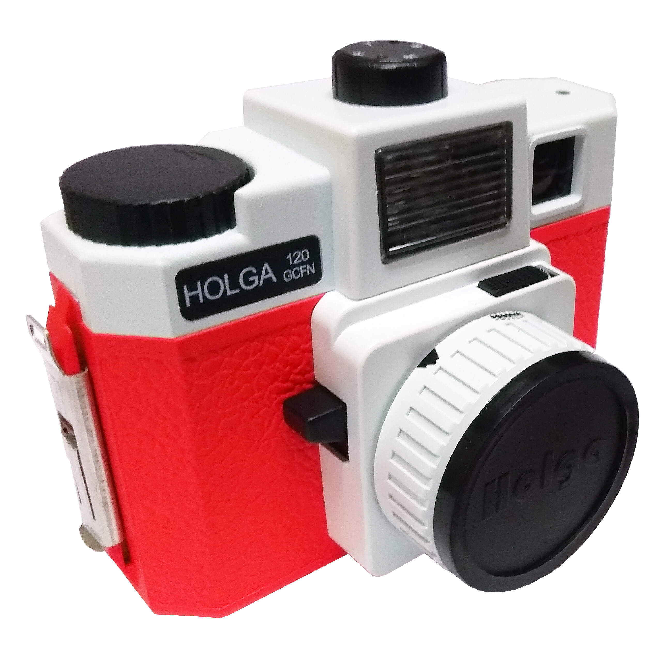 HOLGA 120GCFN White & Red Film Camera