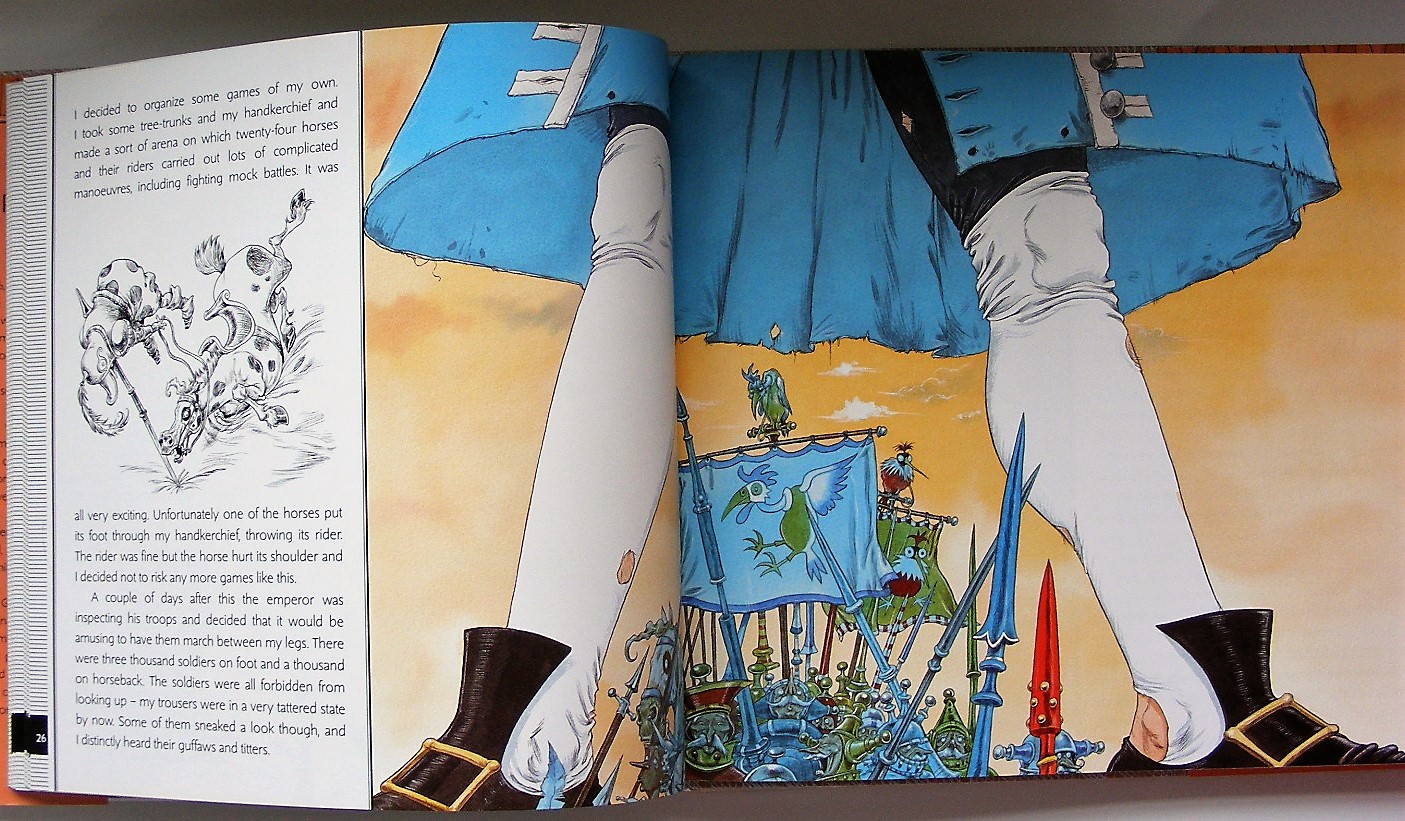 Gulliver's Travels retold by Martin Jenkins illustrated by Chris Riddell Hardback