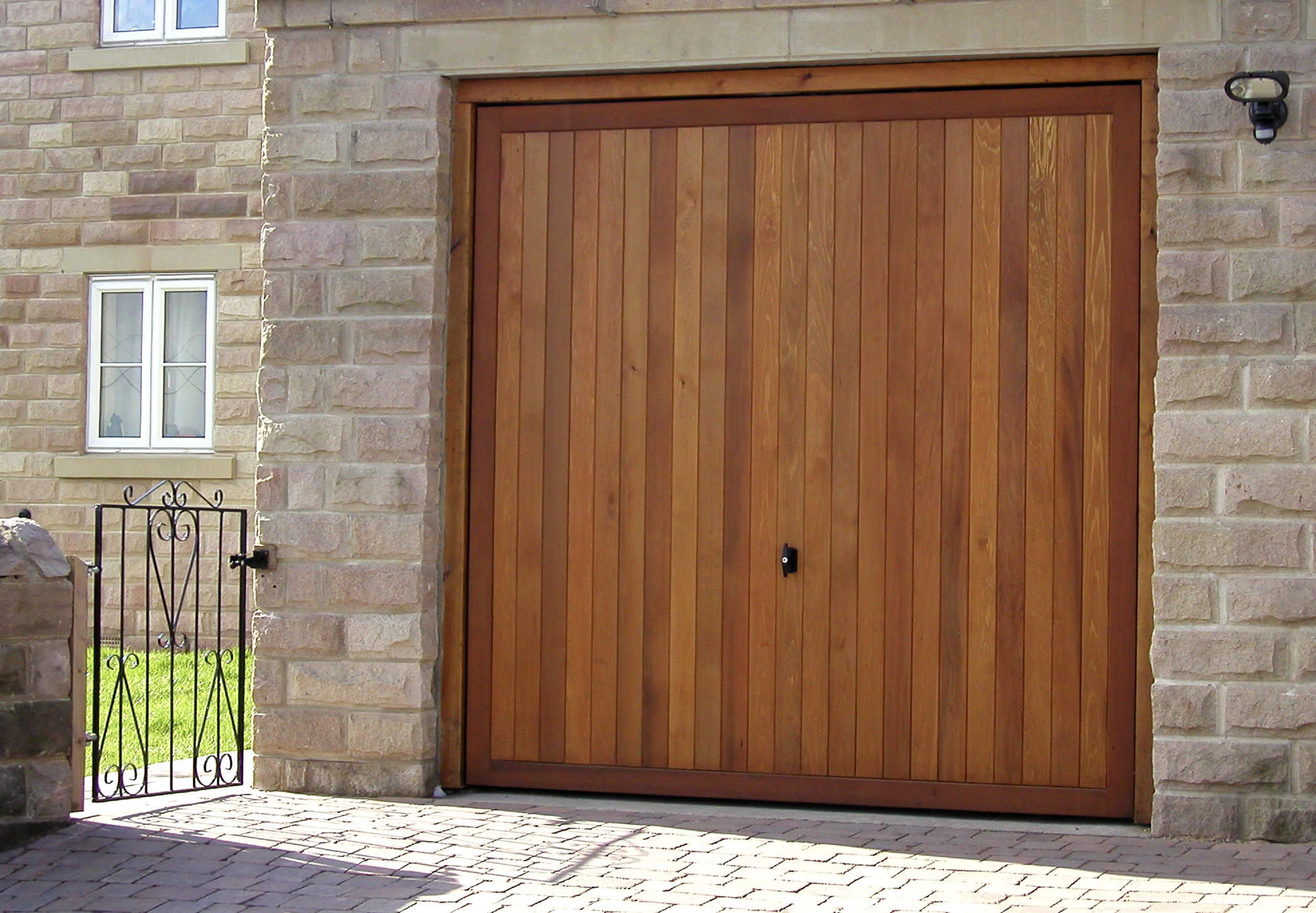 Timber Garage Door.