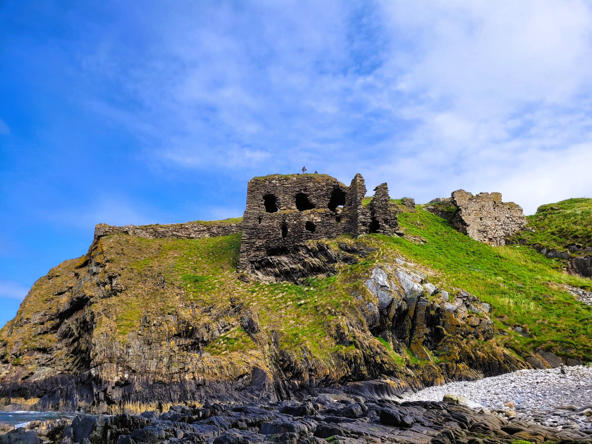 The stunning Findlater Castle at Cullen