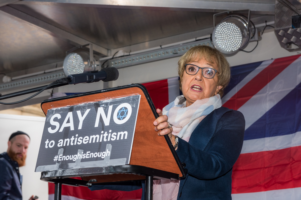 No to antisemitism rally