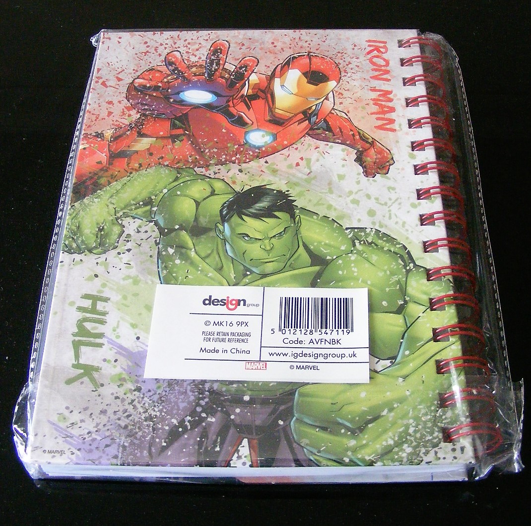 A5 hardback Captain America retro notebook