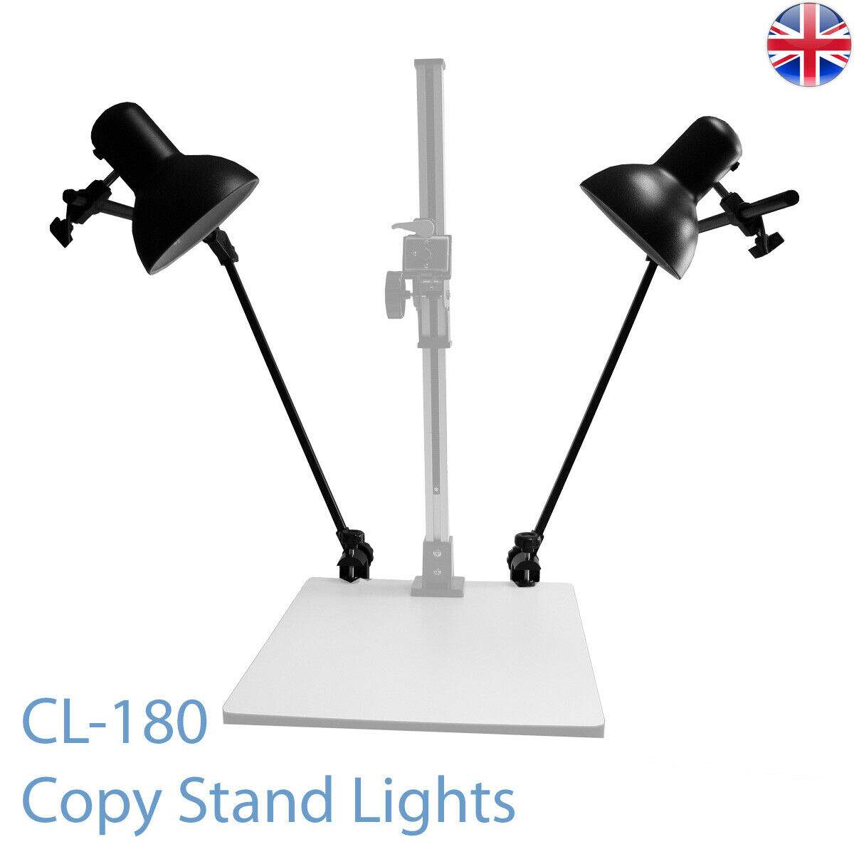 LED Copy Stand Light Pair CL 180 for use with most Copy Stands Rostrums