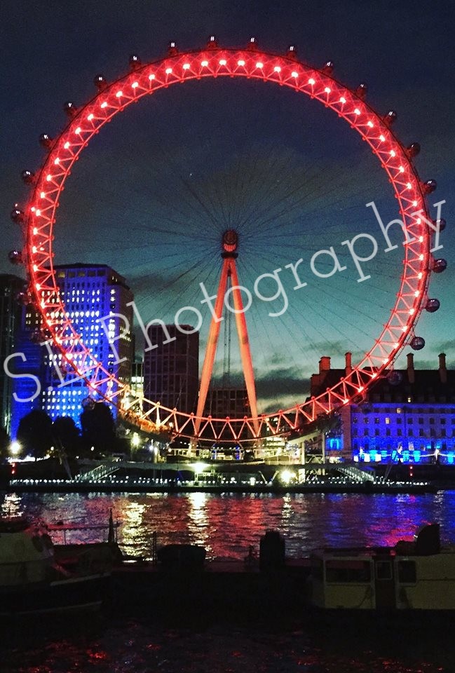 London Eye Sunrise Canvas