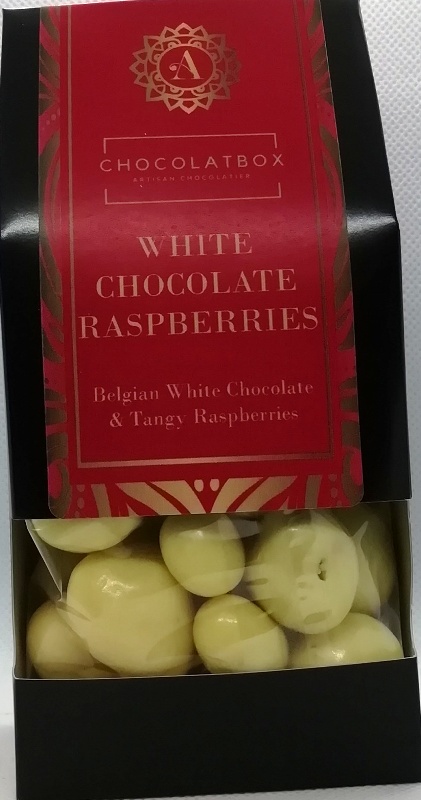 WHITE CHOCOLATE RASPBERRIES