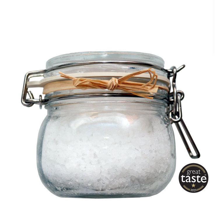 ALDERNEY ISLAND MEDIUM SEA SALT - 100g GIFT JAR