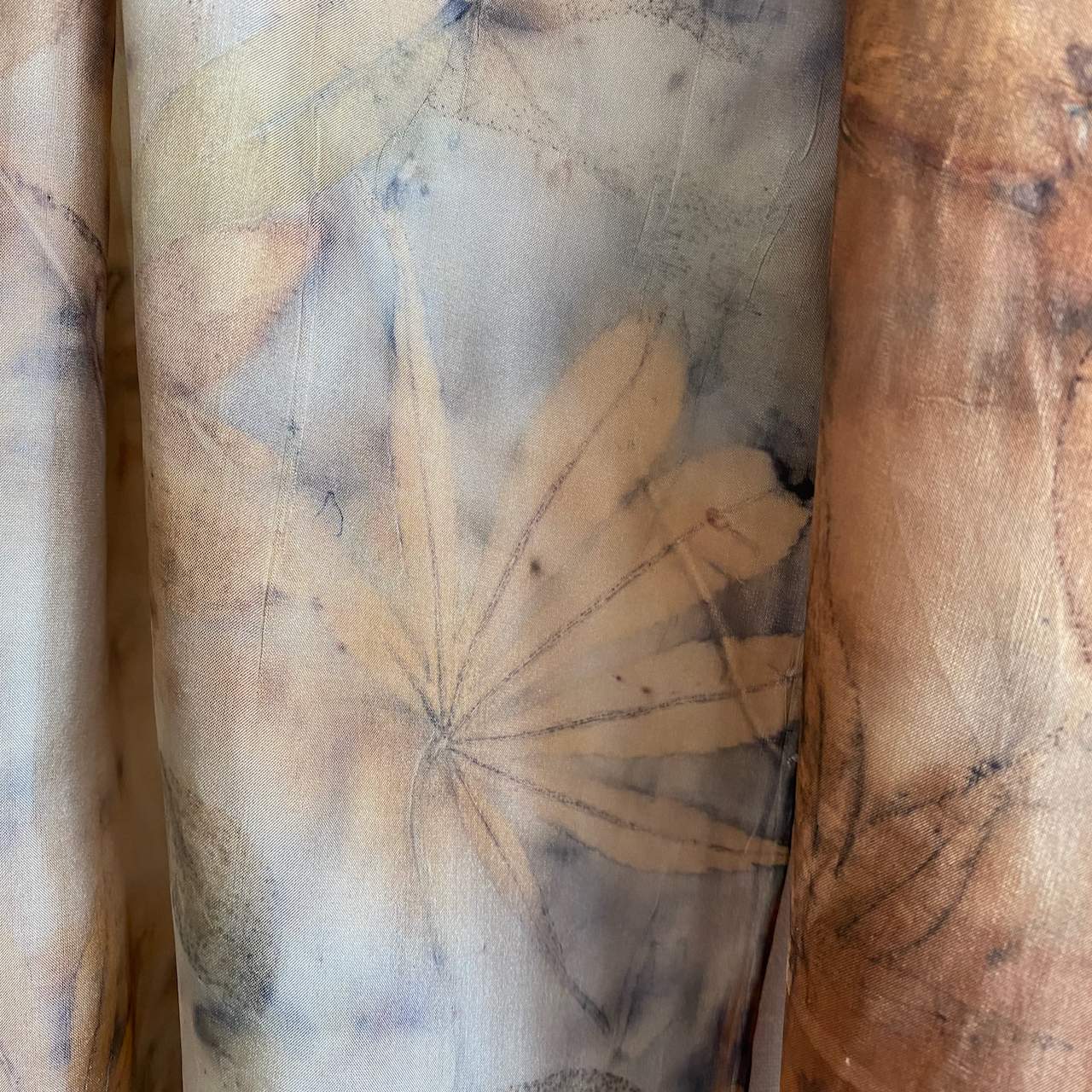 Oak, Maple & Smokebush Silk Scarf