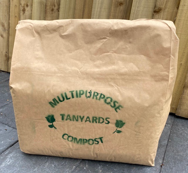 Multi-Purpose Compost Brown Paper Sack 40L compost 3 bags