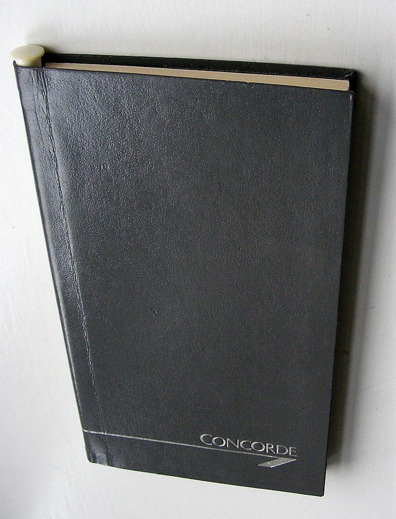 Vintage Concorde notebook unused