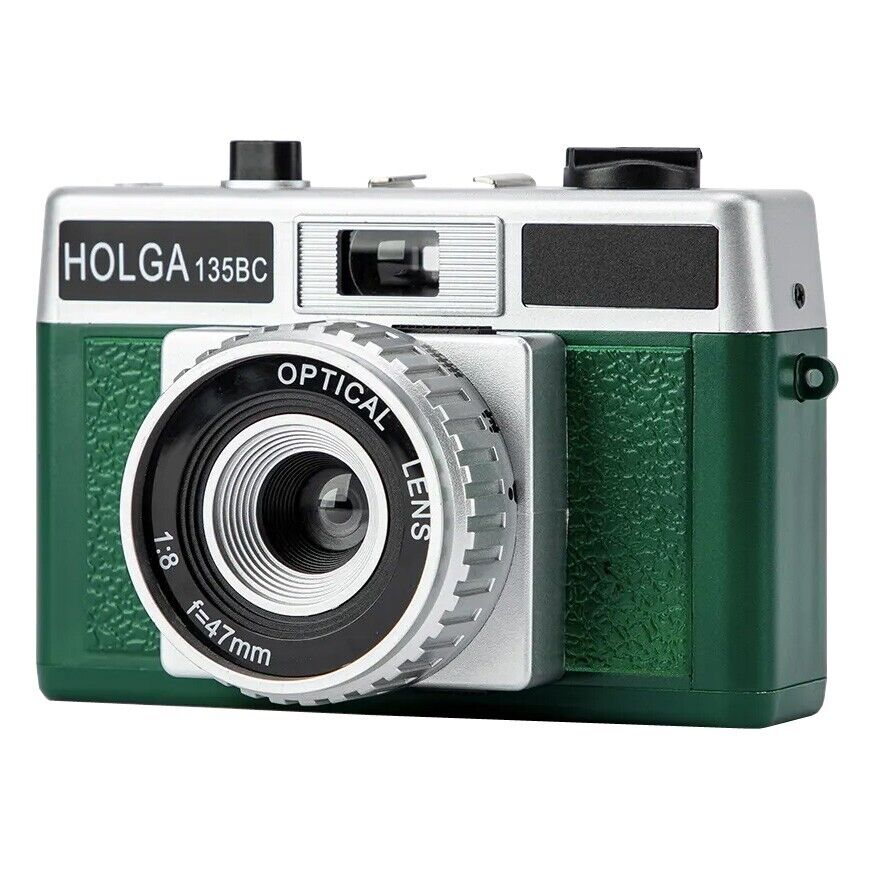 HOLGA 135BC Green Silver Film Camera