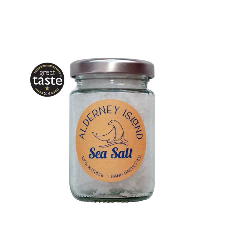 ALDERNEY ISLAND MEDIUM SEA SALT - 65g JAR