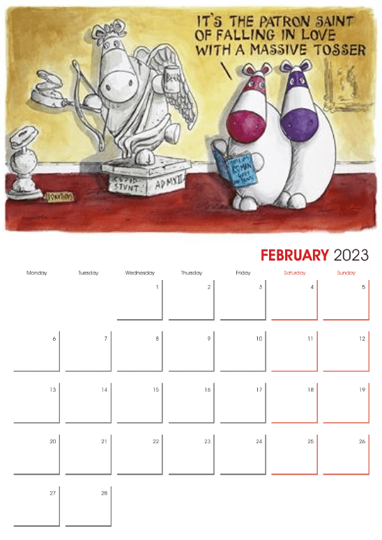 Impossimal Calendar 2023 - Bonk!