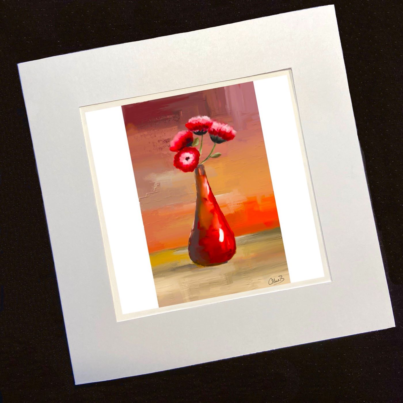 Red Vase (A4 Limited Edition)