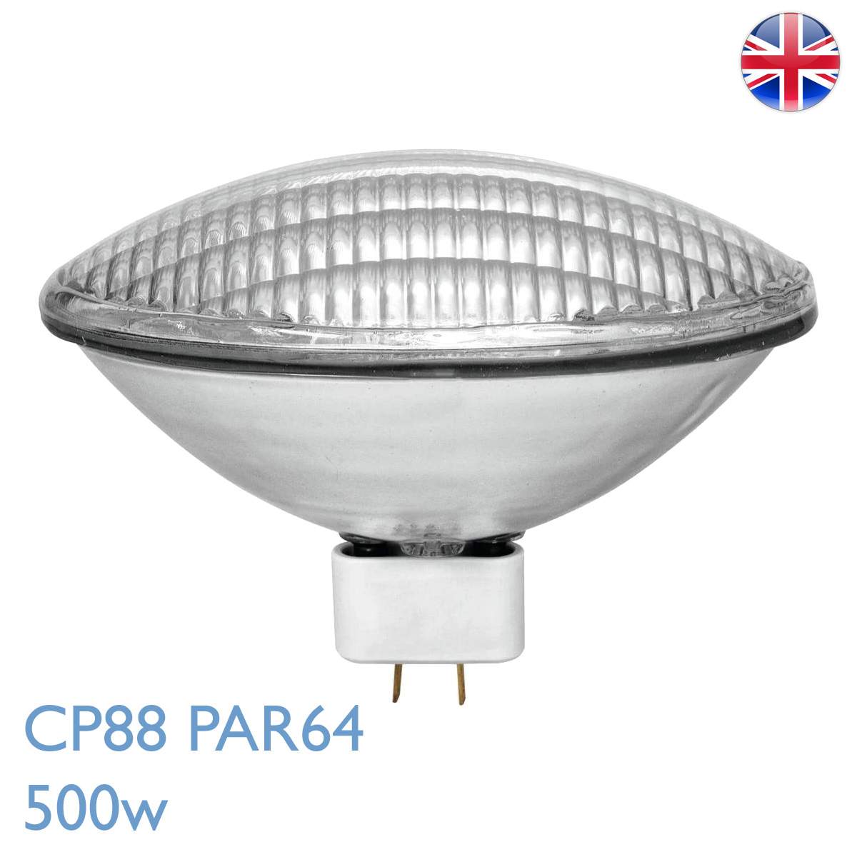 PHOTOLUXE CP88 500w 240v PAR64 GX16d MFL Sealed Beam Halogen Parcan Lamp Bulb