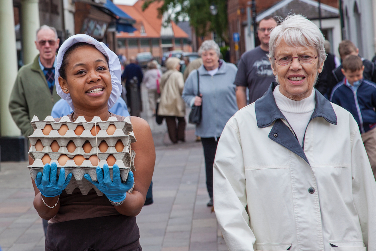 The Egg Lady, Newark Market