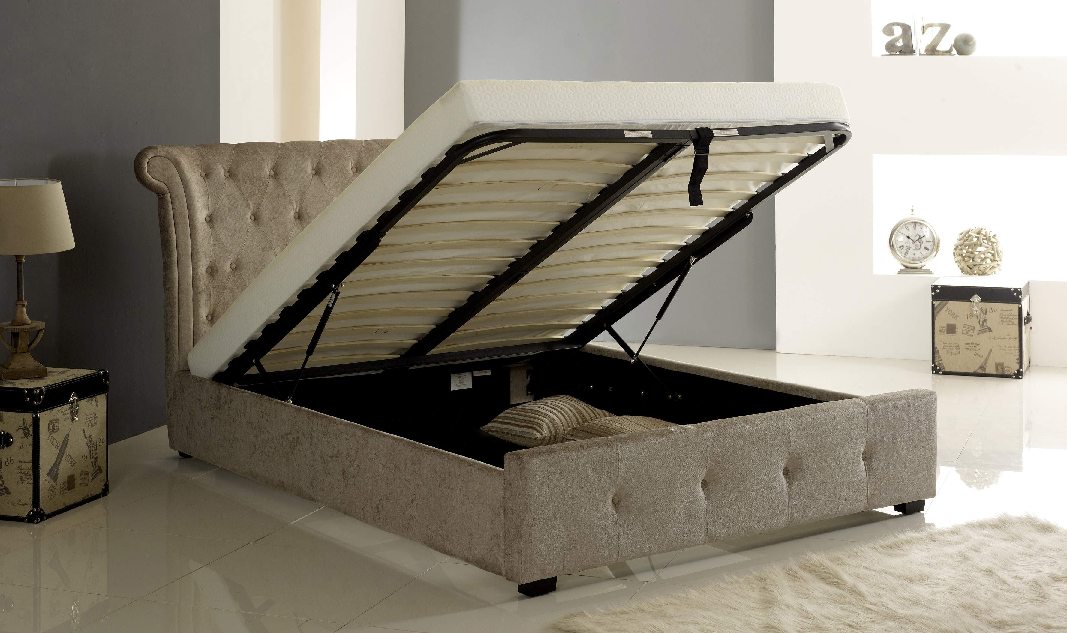 Ottoman Storage for Frame Beds