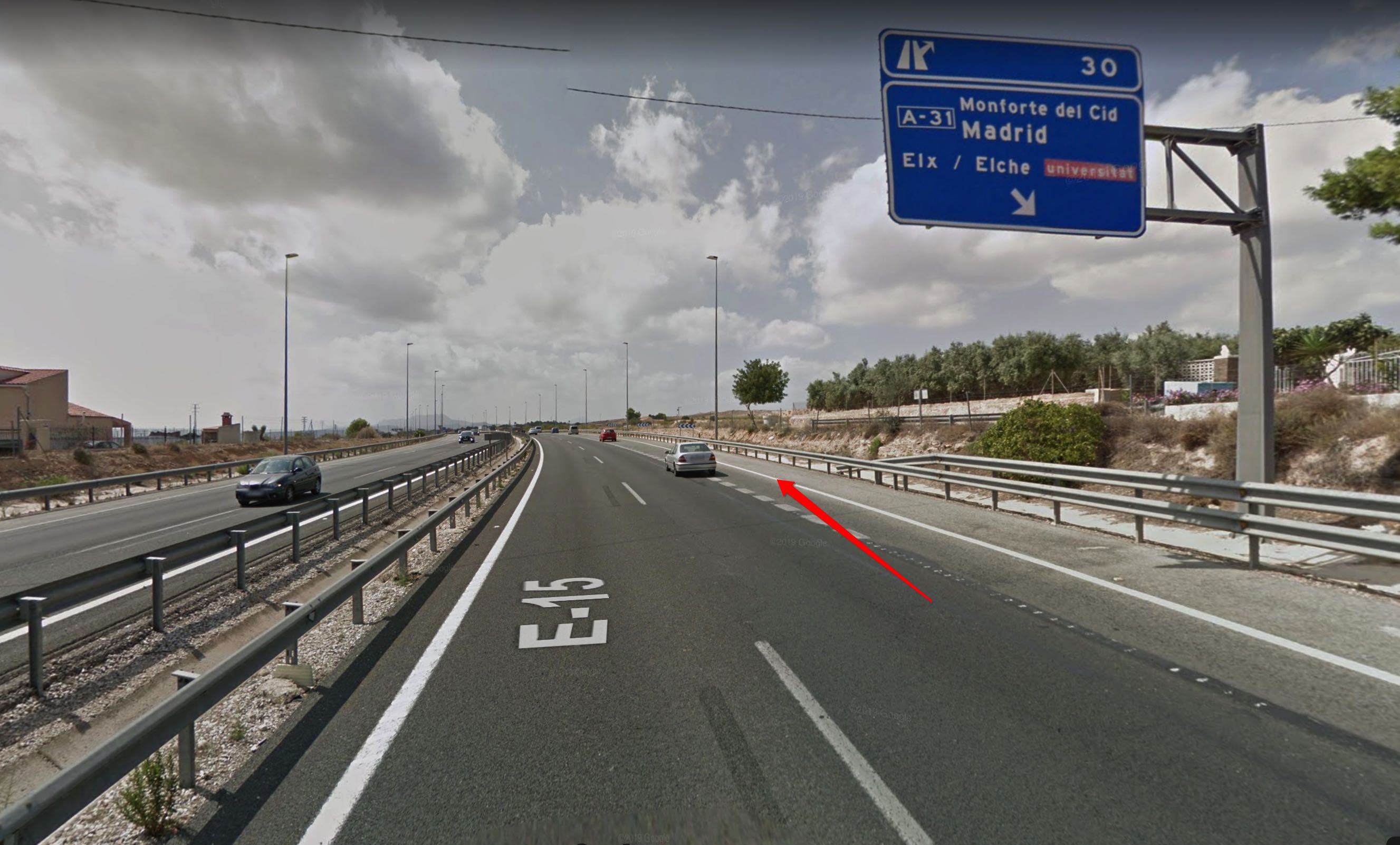 3 - Exit for A31 - Madridjpg