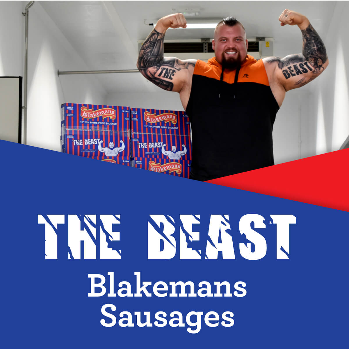 Blakemans Sausages - Eddie "The Beast" Hall Footlong Pork Sausage
