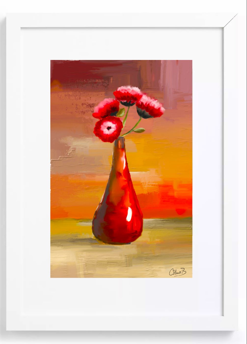 Red Vase (A4 Limited Edition)