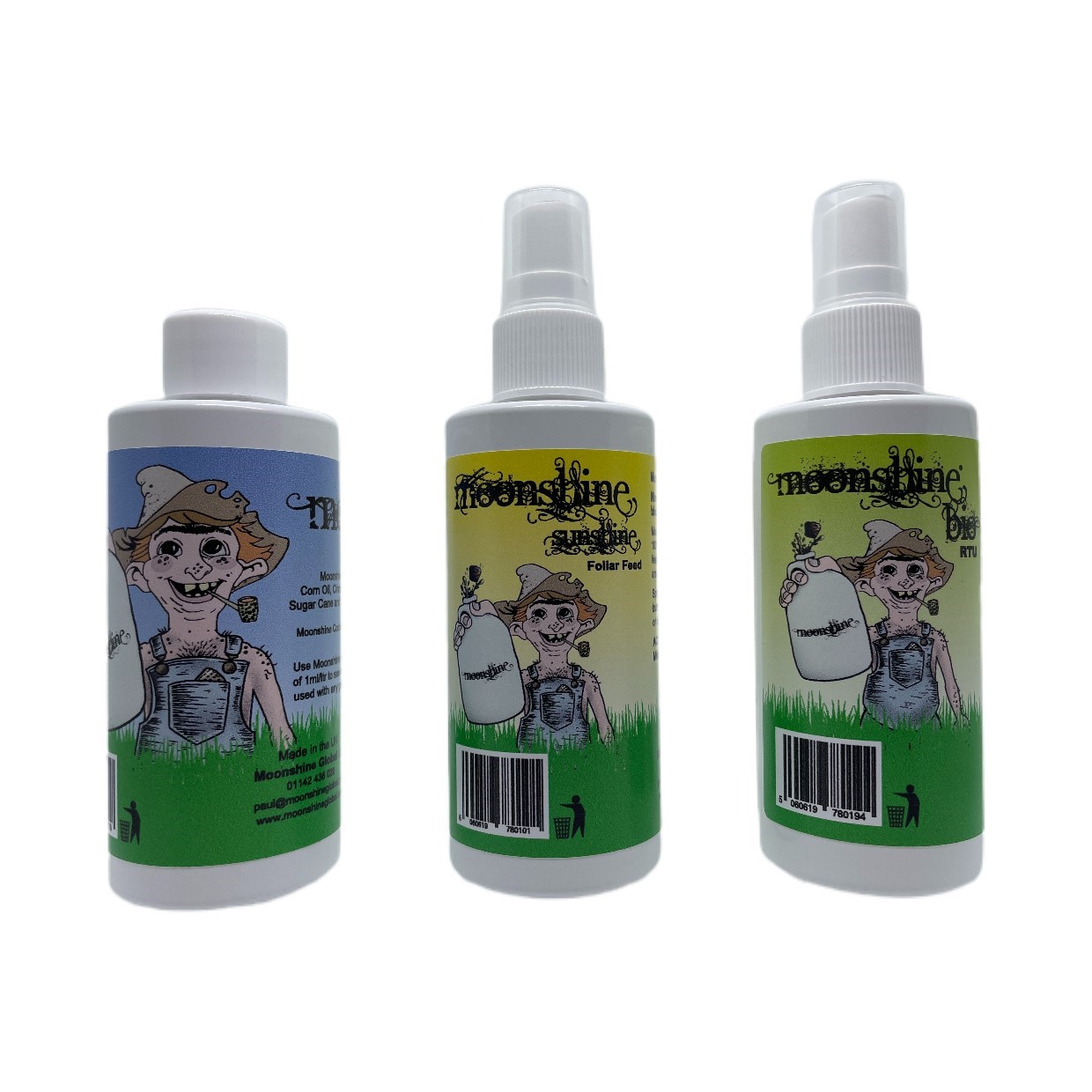 Moonshine Trial Size Pack 3 x 100ml