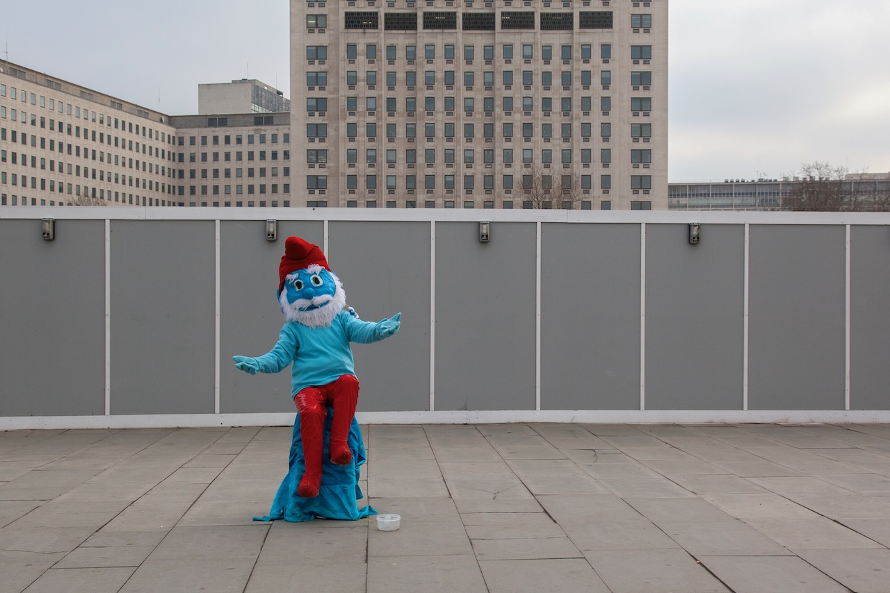 Smurf on the South Bank