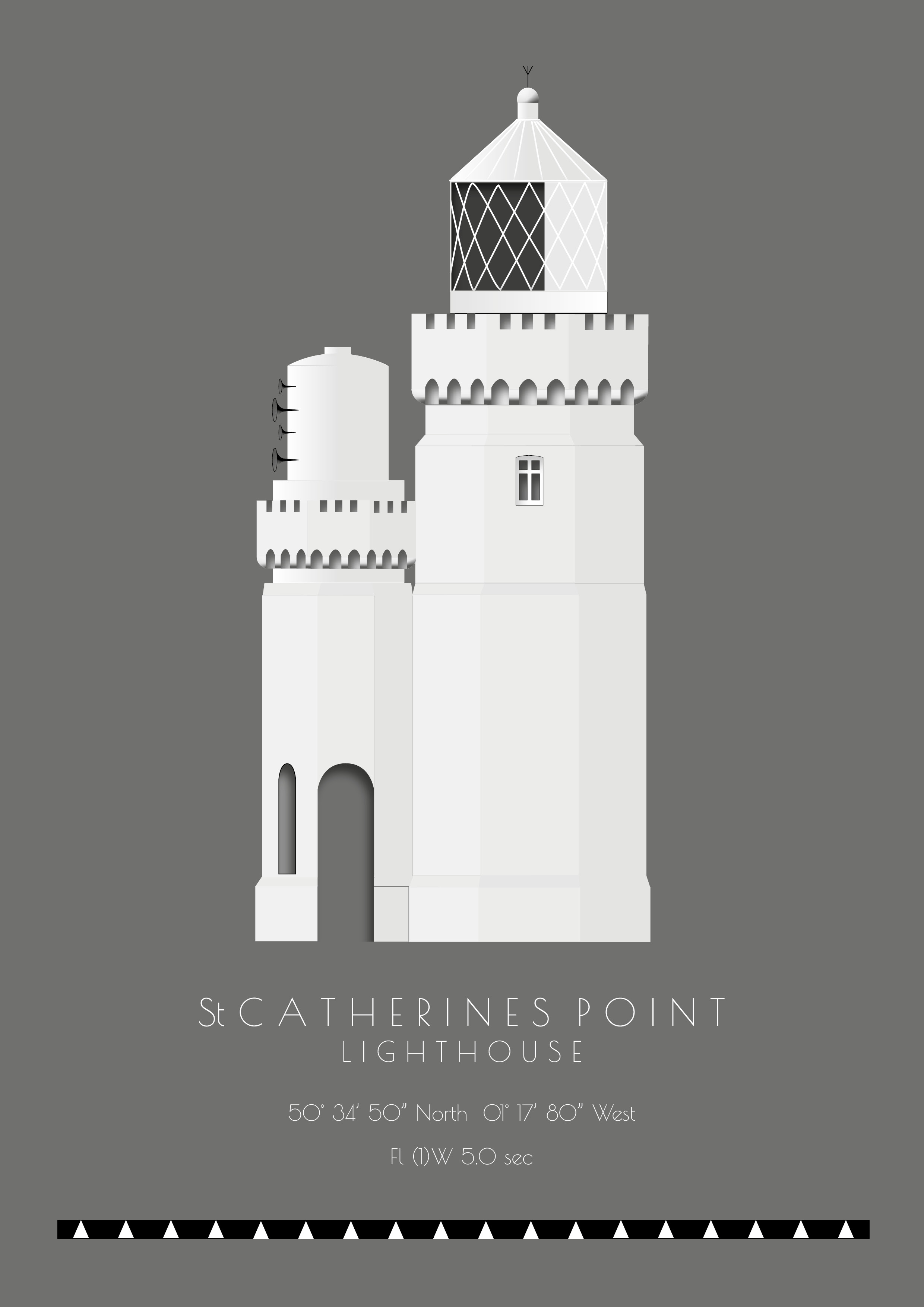 Lighthouse single postcard - various designs