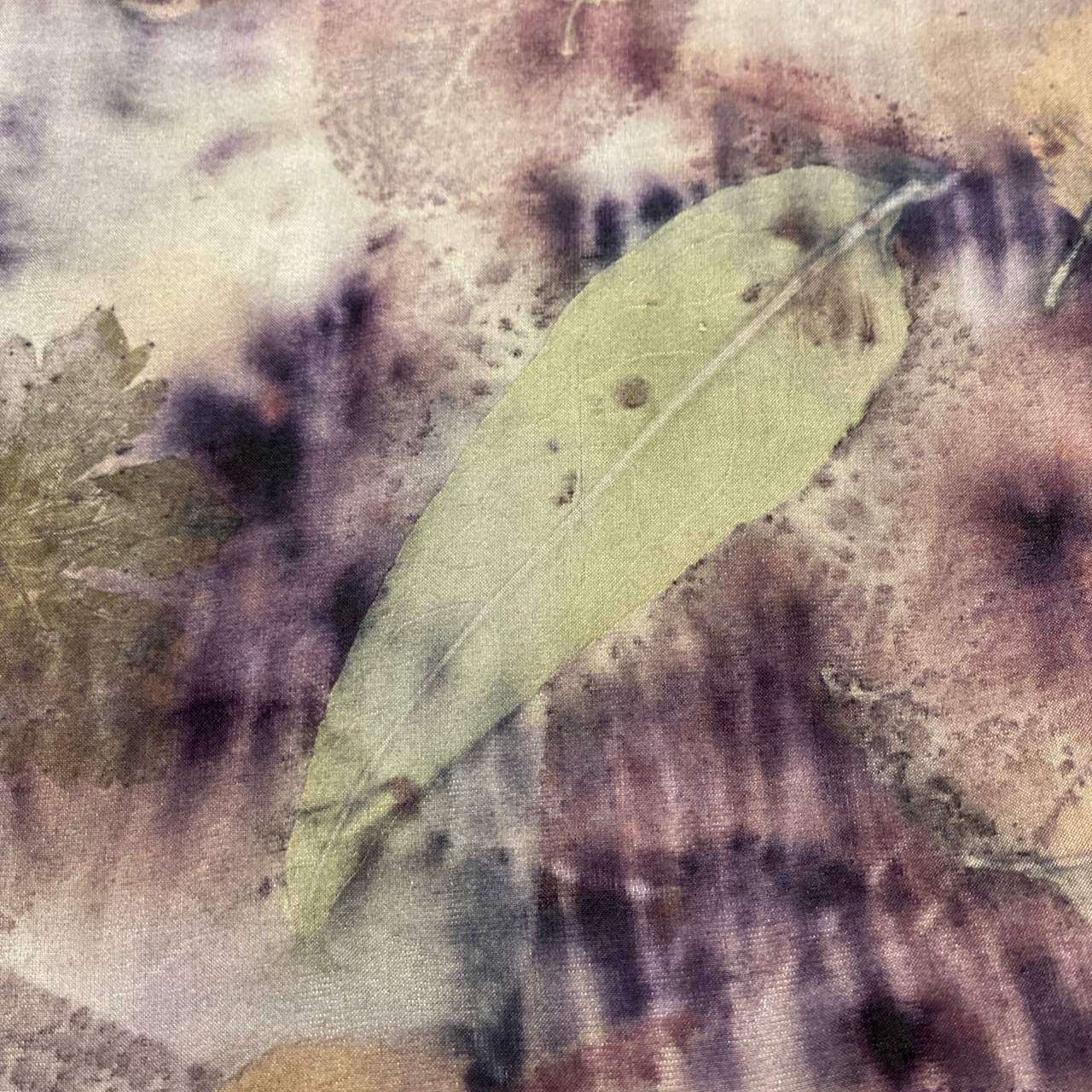 Maple, Acer & Lilac Silk Scarf